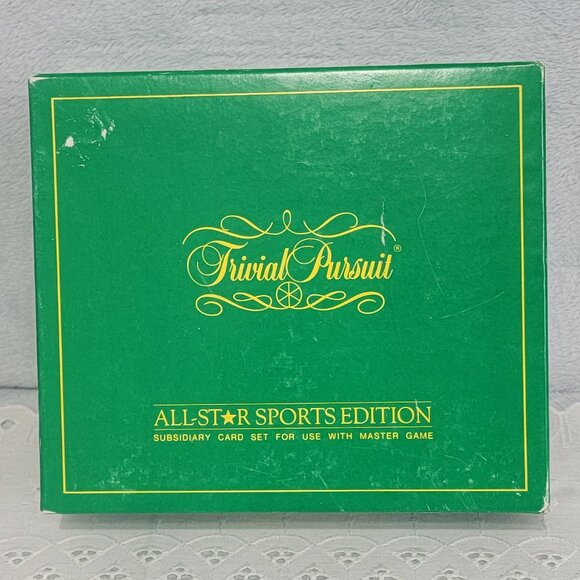 Other - Trivial Pursuit, All Star Sports Edition. Card Set.